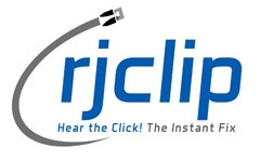 The rjclip fixes broken RJ45 connector easily and inexpensively.  No tools required, just clip and use.  Your network cable will securely plug in again.